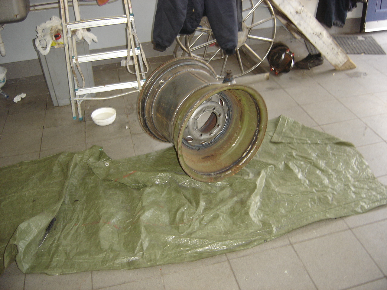 hanomac felga hún er 38 kg eftir breitingu.JPG